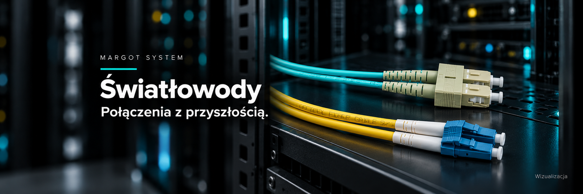 Światłowody — MARGOT SYSTEM, banner kategorii