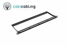 C12-0125 – patchpanel CobiCabling 24 porty 0,5U, czarny, niewyposażony