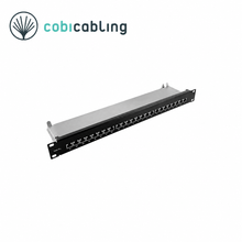 C22-1110 — patchpanel CobiCabling 19" 1U, 24xRJ45, kat. 6A STP, czarny
