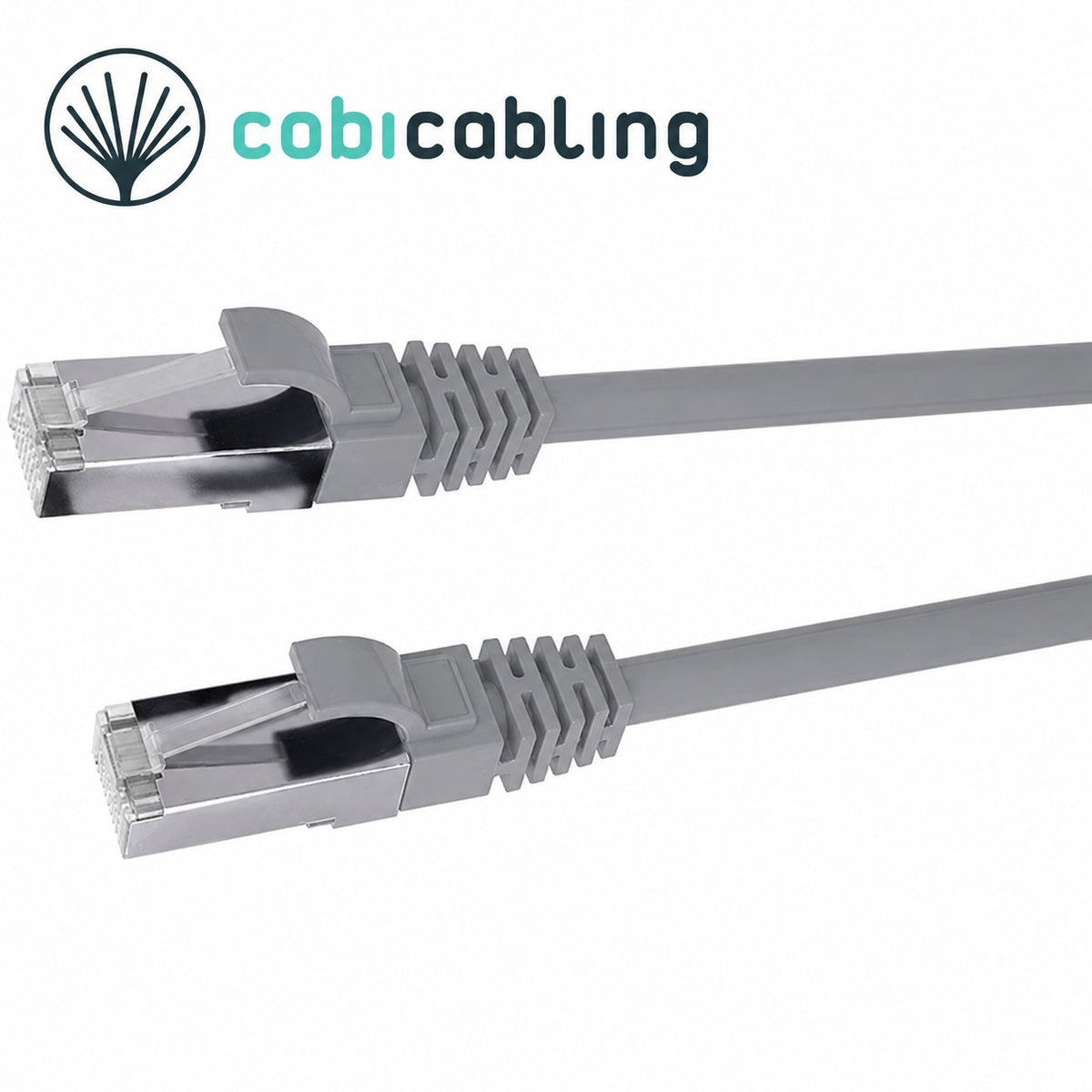 C24-1101-1,0 — Patchcord CobiCabling kat. 6A S/FTP LSOH, 1 m, szary