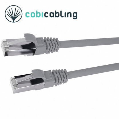 C24-1101-1,0 — Patchcord CobiCabling kat. 6A S/FTP LSOH, 1 m, szary