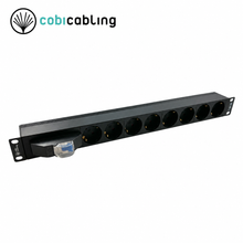 AC30-1002 — PDU 1U/19" 8x230V Schuko z bezpiecznikiem przeciwprzepięciowym 16A 3m