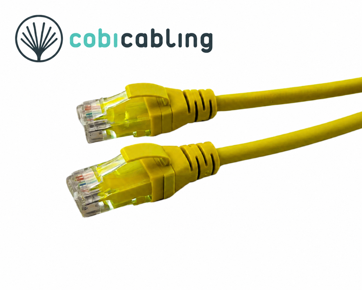 CobiCabling — patchcord, Żółty