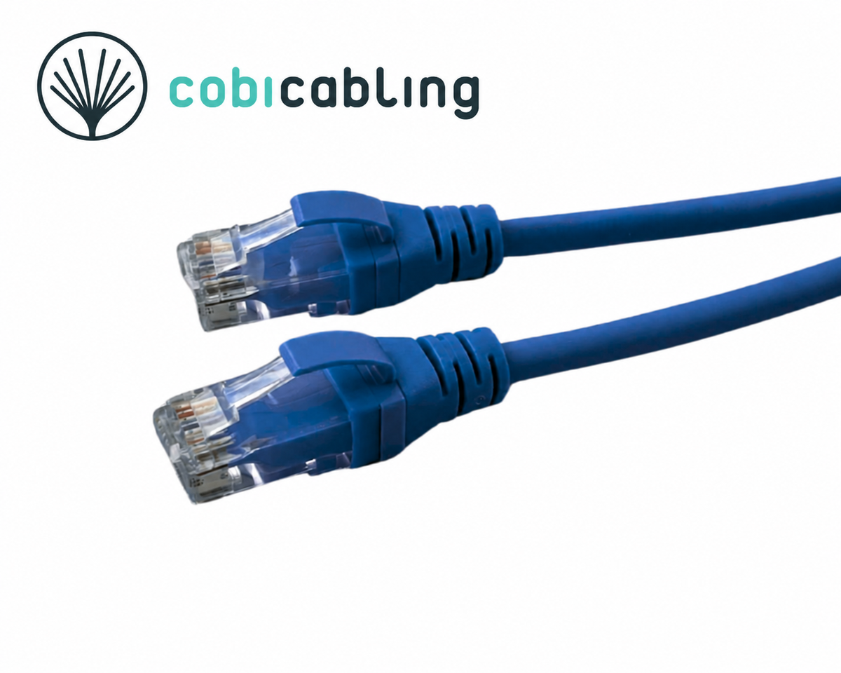 CobiCabling — patchcord, Niebieski
