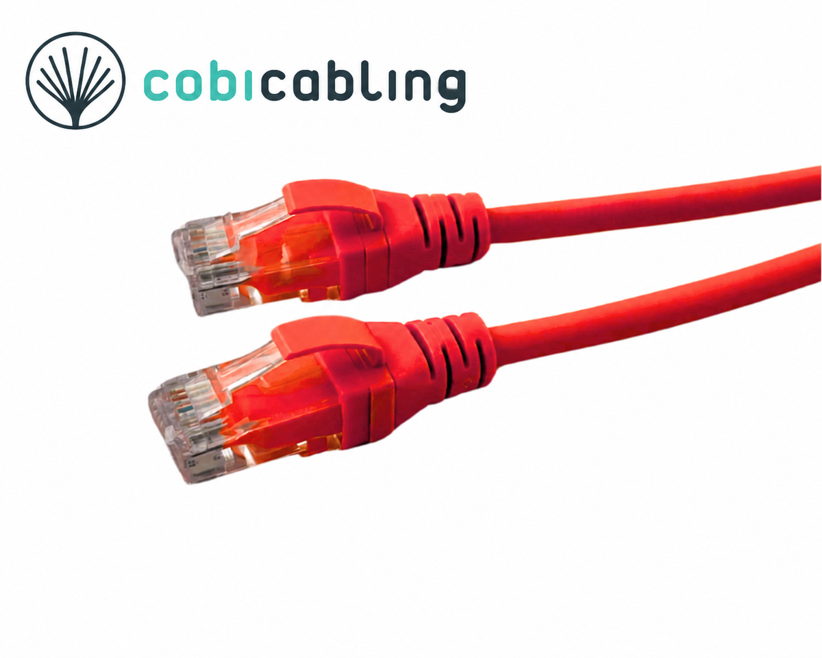 CobiCabling — patchcord, Czerwony